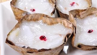 Thai Dessert - Sweet Coconut Basket (Kanom Jeng Ma Prao Aon) screenshot 5