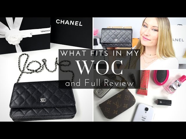 CHANEL WALLET ON CHAIN (WOC) MOD SHOTS, WHAT FITS, HONEST REVIEW