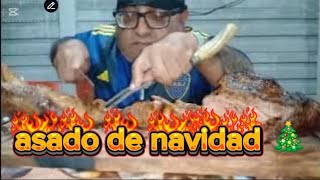 Asado de navidad 🎄 para la familia 😋