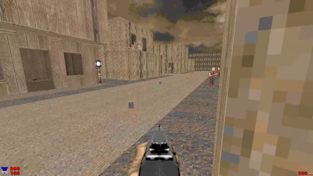 DOOM MOD Wildwest WILD WEST wad 24 10 1994 By Unknown MAP 01 ONE MAP WAD END RANDOM ALTERNATE MUSIC