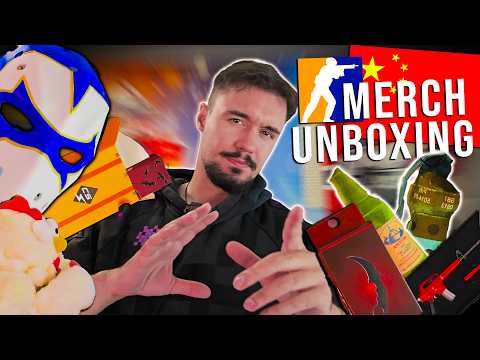 Unboxing CRAZY official Counter-Strike Merch from CHINA!
