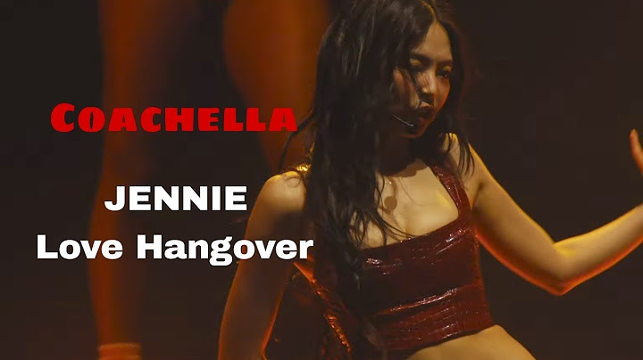 JENNIE - Love Hangover (live at Coachella 2025)