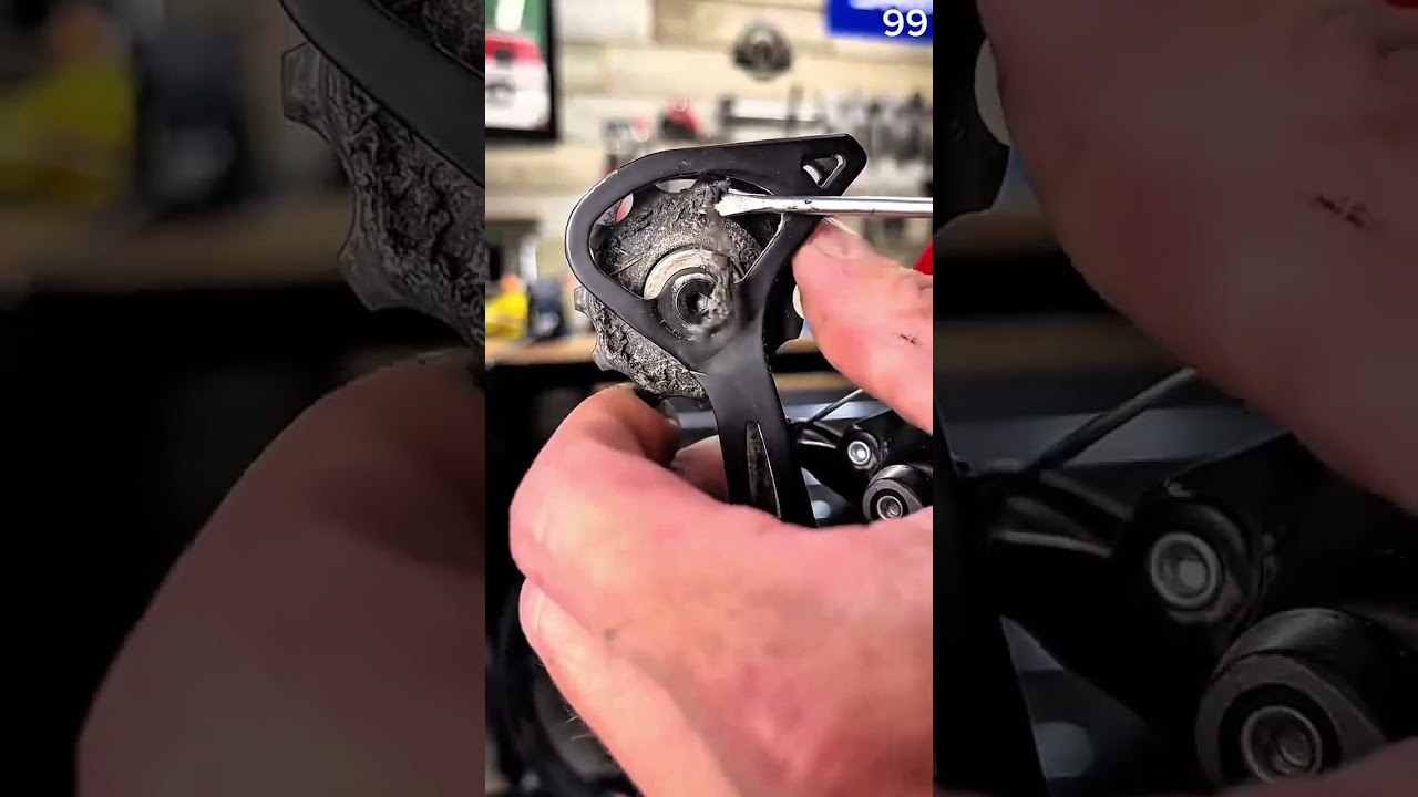 Tool scrapes, pulley clears, gears await smooth motion again