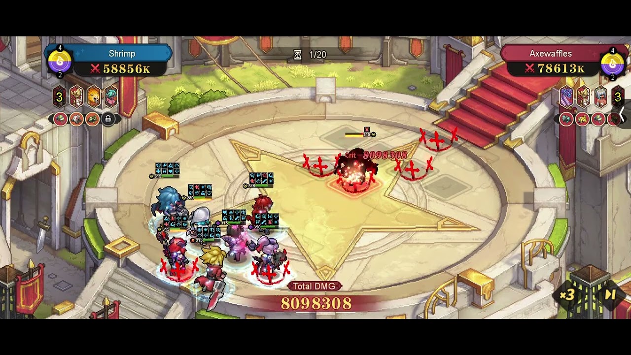 Realms of Pixel - Mech Ring and Support Attack Skill Showcase