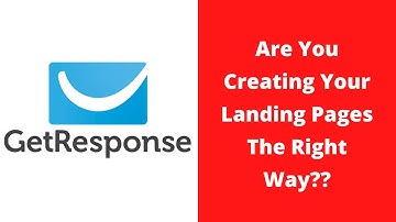 Getresponse Landing Page Tutorial 2020 | Watch me create a Getresponse Landing Page from scratch