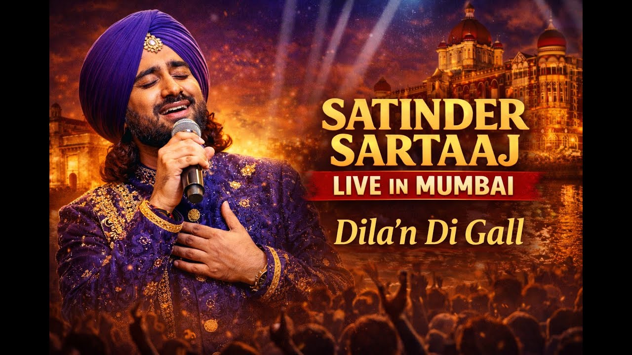 Satinder Sartaaj Live in Mumbai | Dila'n Di Gall | Kali Jotta | Punjabi Song