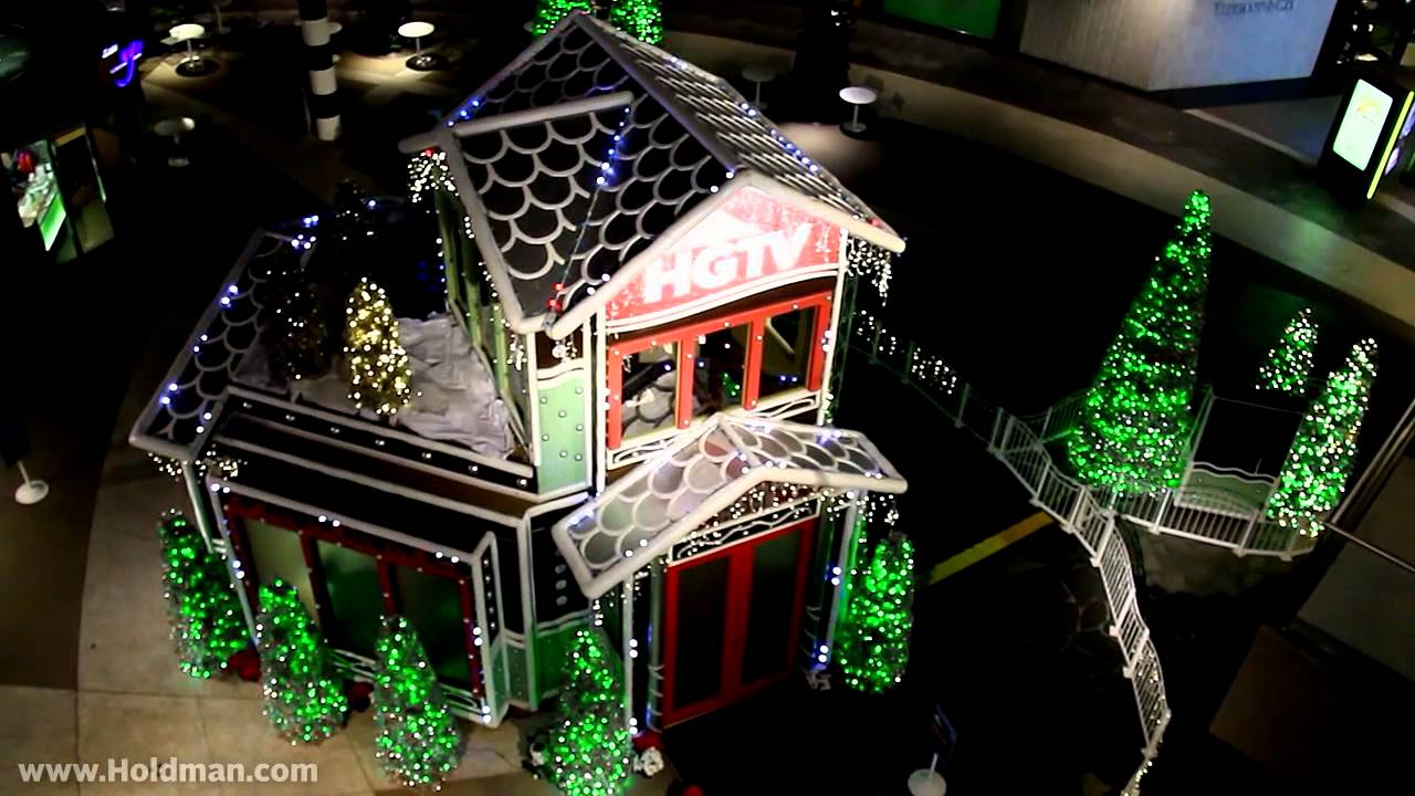 Holdman Lighting Christmas Santa Monica Place 2013 YouTube