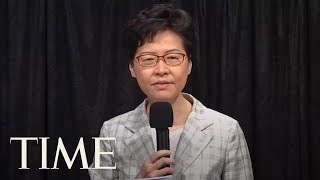 Hongkongers Lash Out At Embattled Leader During Town Hall Meeting | TIME