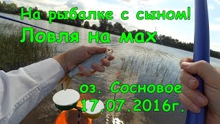 На рыбалке с сыном! Ловля плотвы маховой удочкой 17.07.2016г.(Прошу прощения за долгую паузу. Были проблемы с программой для монтажа. Следующие видео планирую монтирова..., 2016-08-11T18:50:31.000Z)