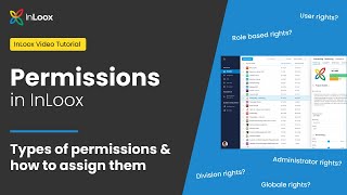 Permissions | User rights, roles &amp; division rights | InLoox Tutorial