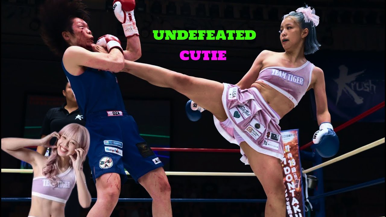 This Cute Doll KOs everyone with just ONE MOVE! Mona Kimura - the most beautiful Knockout Artist!