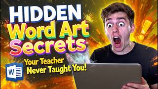 07 Class "Unlock HIDDEN Word Art Secrets in MS Word That Your Teacher Never Taught You! 🤯"