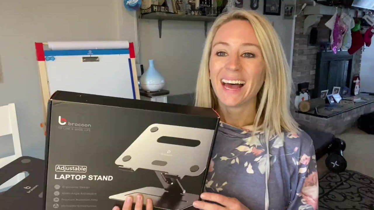 brocoon Adjustable Laptop Computer Stand for Desk 