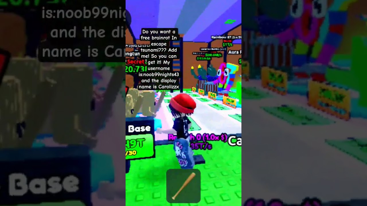 Add now! and btw (I don't have chat so just Stand where you want