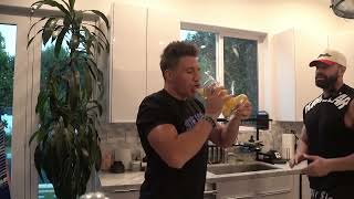 SteveWillDoIt chugs 20 eggs for N3on and Bradley Martyn