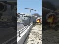 C-17 Lands On Highway Without Landing Gear #shorts