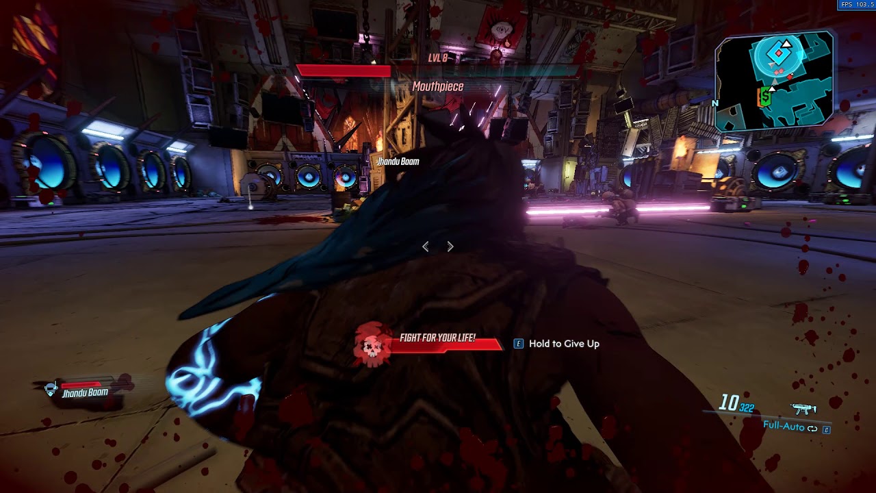 Borderlands 3 RTX 2070 Max graphics