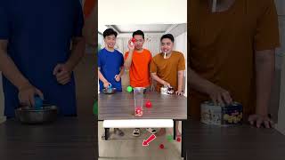 Who will win! One shot only! #officegame #familygame #partygame