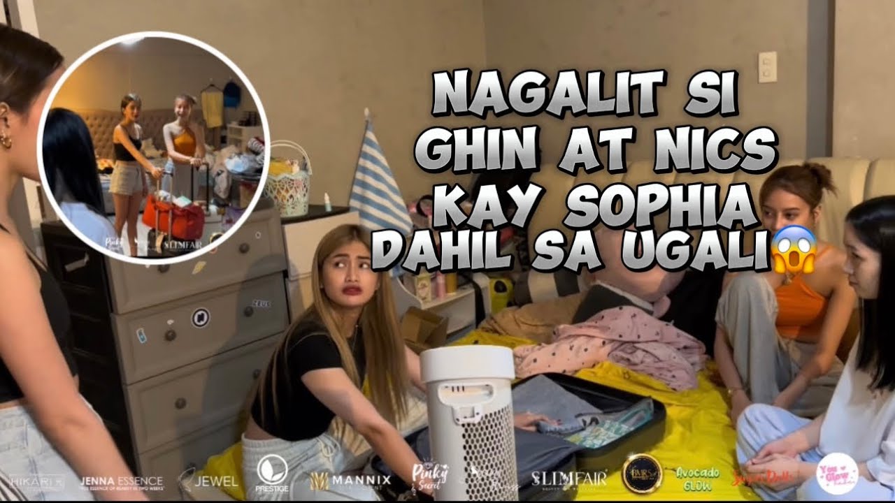 GHIN AT NICS UMALIS SA MANNIXHOUSE DAHIL SA UGALI NI SOPHIA|MANNIXFAM