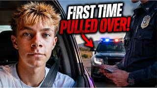 TAYDEN GOT PULLED OVER BY A COP FOR THE FIRST TIME! 🚨😱