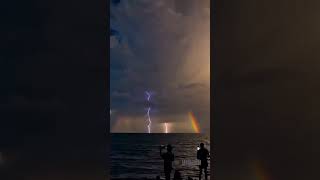 Rainbow Meets Lightning – Have You Ever Seen This Before?