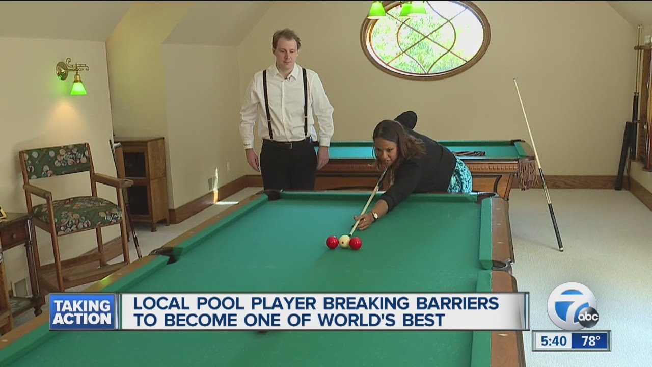 Pool player breaking barriers to become world champ