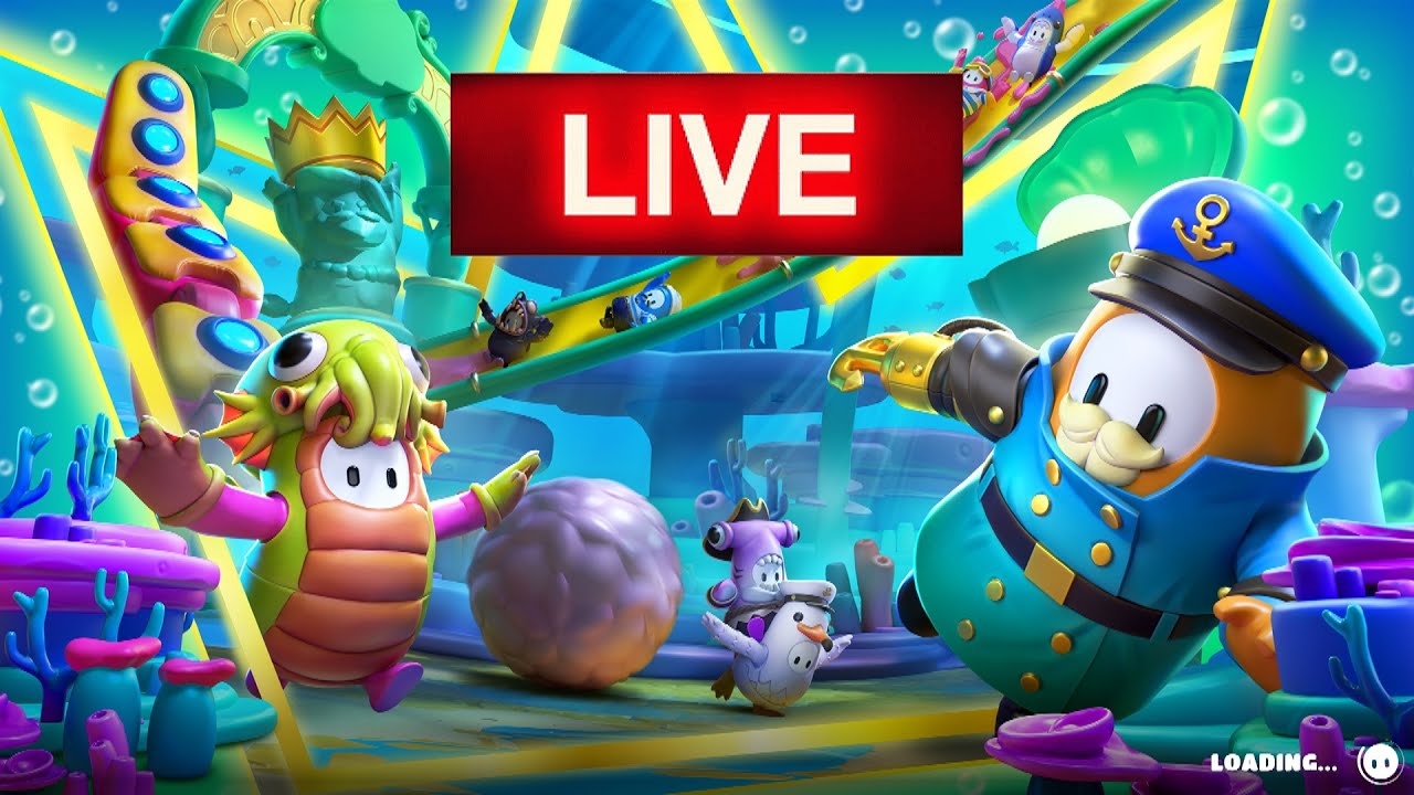 Fall Guys CUSTOM SERVERS with VIEWERS or SQUADS - Season 3 Part 2