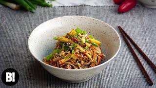 Quick Chick Soba Bowl Vegan Chicken Noodles