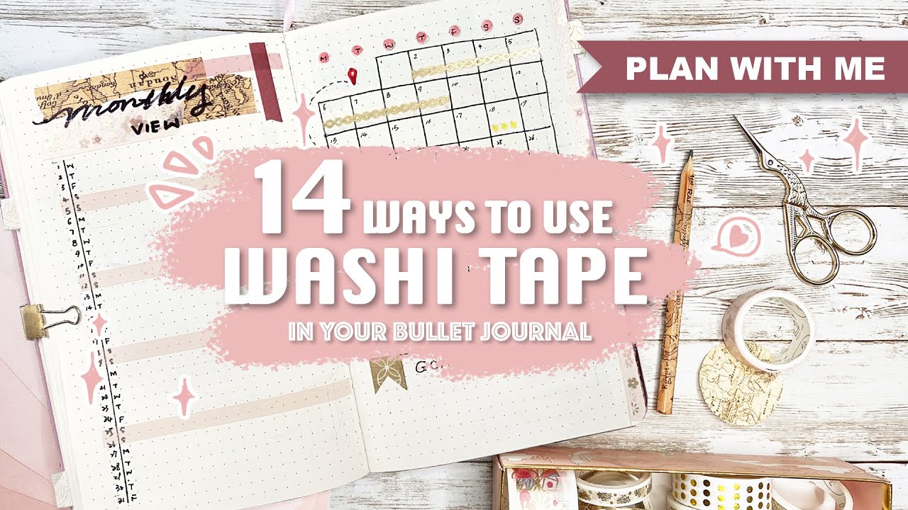 10 Ways to Use Washi Tape in Your Planner - How I Use Washi to Make My  Planner Pages Pop! 