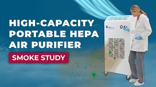 High-Capacity Portable HEPA Air Purifier | Smoke Study