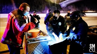 Code Enforcement Officers Confiscate Street Vendors Food