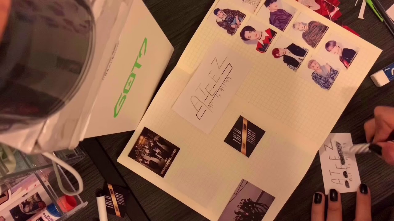 Bullet Journal with Me: ATEEZ ALL TO ACTION