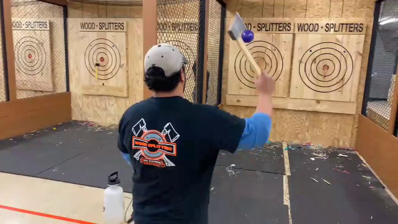 WoodSplitters Axe Throwing Grand Rapids YouTube