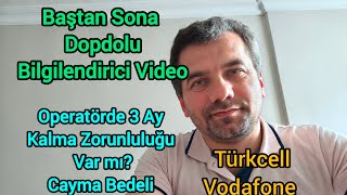 Gsm Operatörlerinde 3 Ay Kalma Zorunluluğu Var Mı? Cayma Bedeli Öder Miyim? Vodafone, Türk Telekom Resimi