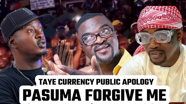AT LAST! TAYE CURRENCY PUBLICLY APOLOGISED TO WASIU ALABI PASUMA LIVE ON STAGE