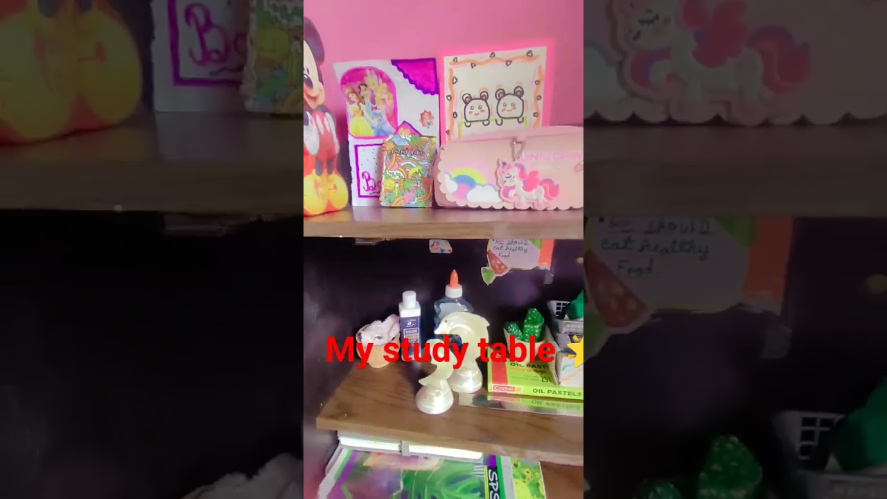 My study table 📙📝🖋️