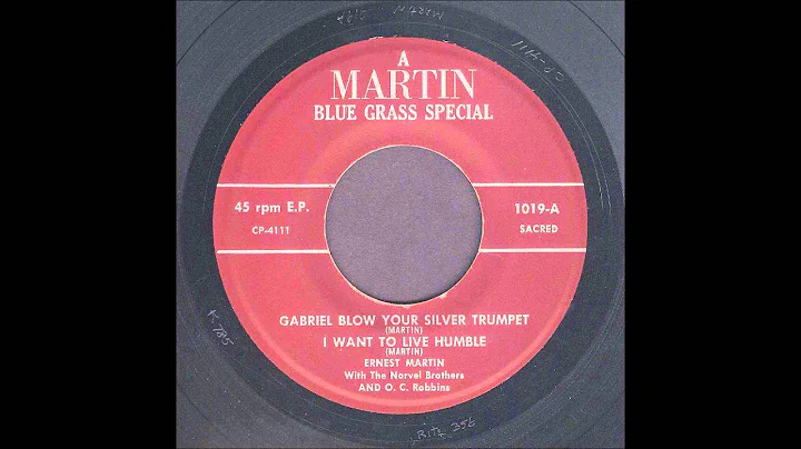 Ernest Martin - I Want To Live Humble - Gospel Bop...