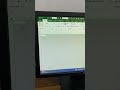 Prank in excel #excel #knowledge #technical #education #prank