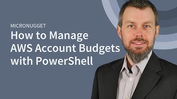 How to Manage AWS Account Budgets with PowerShell