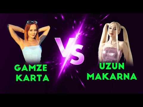 Gamze Karta Vs Uzun Makarna (Fenomenler Rap Savaşları)