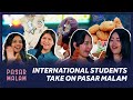 International students take on pasar malam