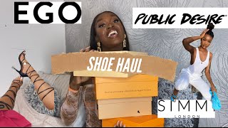 HUGE Shoe Haul (PUBLIC DESIRE, EGO, SIMMISHOES) |  TRENDY instagram shoes !!