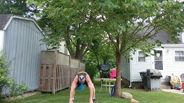 ISOMETRIC TREE TUG OF WAR/ TREE PUSH/ ISOMETRIC BURPEES