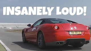 In this video you will see a very loud ferrari 599 gtb fiorano with
full tubi exhaust. the 6.0 v12 599gtb produces 612hp and does 0-100kph
(0-62mph)...