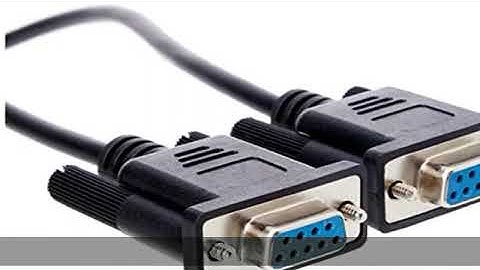 StarTech.com 1m Black DB9 RS232 Serial Null Modem Cable F/F - DB9 Female to Female - 9 pin RS232 Nu