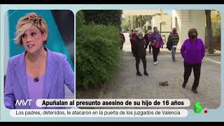 Acuchilla a las puertas de los juzgados al joven que mató a su hijo en Burjassot
