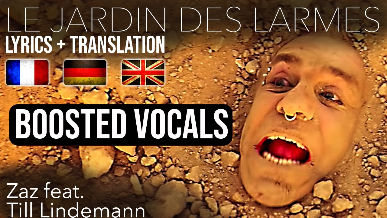Till Lindemann singing in French and German | BOOSTED VOCALS | with@ZazOfficial