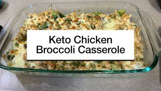 Keto Chicken Broccoli Casserole Recipe