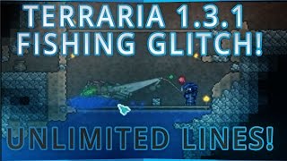 Hey guys myles here back for some more terraria tutorial videos, in
this episode we lot at a glitch fishing, it makes grinding fishing
that whole lot...