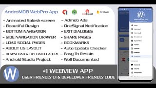 WebPro - Easy Configurable Webview Android Pro App Template Download screenshot 5